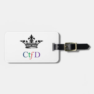 Étiquette À Bagage Étiquette de bagage de CTFD