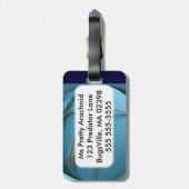 Étiquette À Bagage Étiquette de bagage de ~ d'araignée de loup (Dos Vertical)