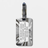 Étiquette À Bagage Étiquette de bagage de ~ d'esprit de Raptor (Dos Vertical)