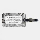 Étiquette À Bagage Étiquette de bagage de ~ d'esprit de Raptor (Dos horizontal)