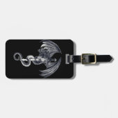 Étiquette À Bagage Étiquette de bagage de dragon et d'épée (Devant horizontal)