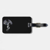 Étiquette À Bagage Étiquette de bagage de dragon et d'épée (Dos horizontal)