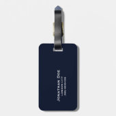 Étiquette À Bagage Étiquette de bagage de drapeau de Big Ben Union (Dos Vertical)