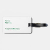 Étiquette À Bagage Étiquette de bagage de drapeau de Springbuck de (Dos horizontal)