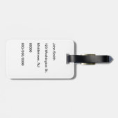 Étiquette À Bagage Étiquette de bagage de Duomo (Dos horizontal)