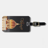 Étiquette À Bagage Étiquette de bagage de Duomo (Devant horizontal)