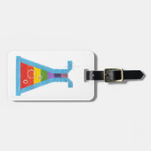 Étiquette À Bagage Étiquette de bagage de fiole de volcan (Devant horizontal)