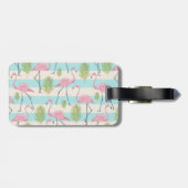 Étiquette À Bagage Étiquette de bagage de Flamant rose (Dos horizontal)