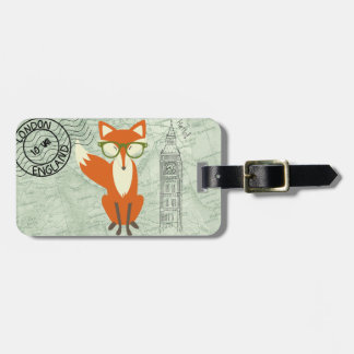 Étiquette À Bagage Étiquette de bagage de Fox Londres