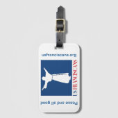 Étiquette À Bagage Étiquette de bagage de franciscains des USA (Devant Vertical)