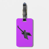 Étiquette À Bagage étiquette de bagage de guitare (Dos Vertical)