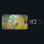 Étiquette À Bagage Étiquette de bagage de jardin d'agrément de Gustav<br><div class="desc">Étiquette de bagage de jardin d'agrément de Gustav Klimt. Peinture à l'huile sur la toile à partir de 1907. Accompli pendant sa phase d'or, le jardin d'agrément est l'une des peintures de paysage les plus célèbres de Klimt. L'éclat de couleurs d'été en avant dans ce travail avec un beau mélange...</div>