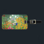 Étiquette À Bagage Étiquette de bagage de jardin d'agrément de Gustav<br><div class="desc">Étiquette de bagage de jardin d'agrément de Gustav Klimt. Peinture à l'huile sur la toile à partir de 1907. Accompli pendant sa phase d'or, le jardin d'agrément est l'une des peintures de paysage les plus célèbres de Klimt. L'éclat de couleurs d'été en avant dans ce travail avec un beau mélange...</div>