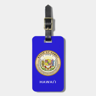 Étiquette À Bagage Étiquette de bagage de joint d'état de Hawai'i