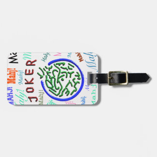 Étiquette À Bagage Étiquette de bagage de joker d'heure-milliampère