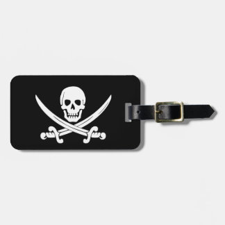 Étiquette À Bagage Étiquette de Bagage de jolly roger de drapeau de