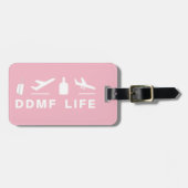 Étiquette À Bagage Étiquette de bagage de la vie de DDMF (Devant horizontal)