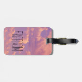 Étiquette À Bagage Étiquette de bagage de liberté (Dos horizontal)