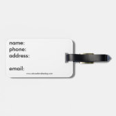 Étiquette À Bagage Étiquette de bagage de l'Italie - Rome (Dos horizontal)