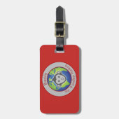 Étiquette À Bagage Étiquette de bagage de logo d'ami (Devant Vertical)