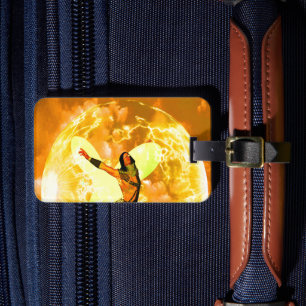Étiquette À Bagage Étiquette de bagage de luciole