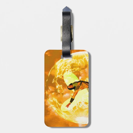 Étiquette À Bagage Étiquette de bagage de luciole (Dos Vertical)