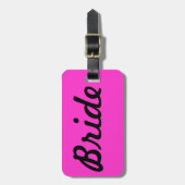 Étiquette À Bagage Étiquette de bagage de lune de miel (Devant Vertical)