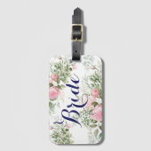 Étiquette À Bagage Étiquette de bagage de mariée (Devant Vertical)