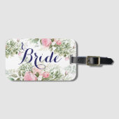 Étiquette À Bagage Étiquette de bagage de mariée (Devant Horizontal)