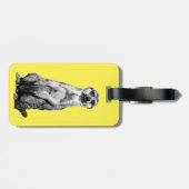 Étiquette À Bagage Étiquette de bagage de Meerkat (Dos horizontal)