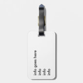 Étiquette À Bagage étiquette de bagage de motif dénommée par kimono (Dos Vertical)