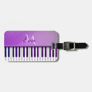 Étiquette À Bagage Étiquette de bagage de musique personnalisée par