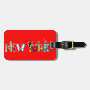 Étiquette À Bagage Étiquette de bagage de New York