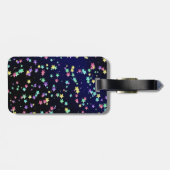 Étiquette À Bagage Étiquette de bagage de nuit étoilée (Dos horizontal)