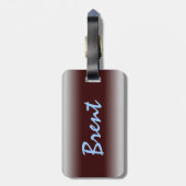 Étiquette À Bagage Étiquette de bagage de pêche Polonais (Dos Vertical)