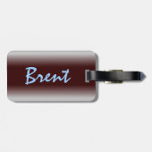 Étiquette À Bagage Étiquette de bagage de pêche Polonais (Dos horizontal)