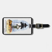 Étiquette À Bagage Étiquette de bagage de phare (Devant horizontal)