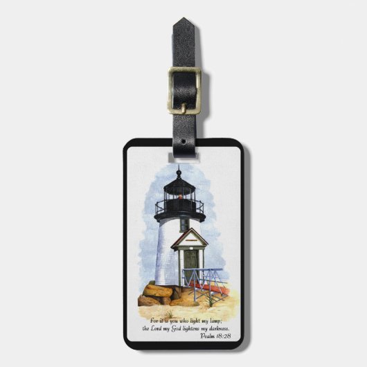 Étiquette À Bagage Étiquette de bagage de phare (Devant Vertical)