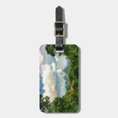 Étiquette À Bagage Étiquette de bagage de pitons du St Lucia (Devant Vertical)