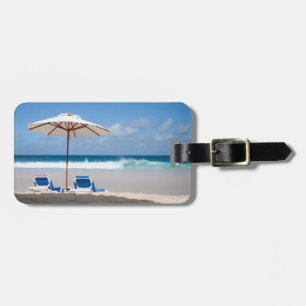 Étiquette À Bagage Étiquette de bagage de plage