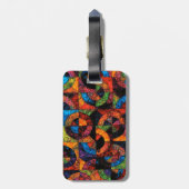 Étiquette À Bagage Étiquette de bagage de Quilters (Dos Vertical)