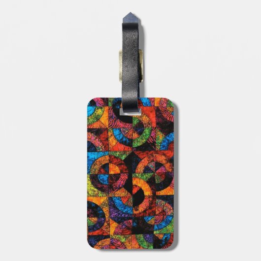 Étiquette À Bagage Étiquette de bagage de Quilters (Dos Vertical)