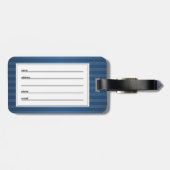 Étiquette À Bagage étiquette de bagage de récupération (Dos horizontal)