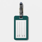 Étiquette À Bagage étiquette de bagage de récupération (Dos Vertical)