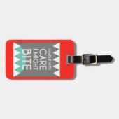 Étiquette À Bagage Étiquette de bagage de requin (Devant horizontal)