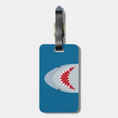 Étiquette À Bagage Étiquette de bagage de requin (Dos Vertical)