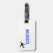 Étiquette À Bagage Étiquette de bagage de sac d'équipage (Dos Vertical)