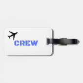 Étiquette À Bagage Étiquette de bagage de sac d'équipage (Dos horizontal)