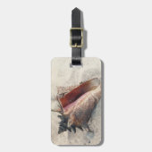 Étiquette À Bagage Étiquette de bagage de Shell de conque (Devant Vertical)