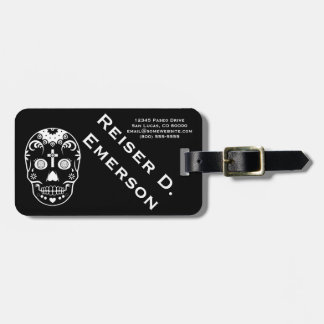 Étiquette À Bagage étiquette de bagage de skullz de sucre